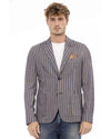 Classic Button Closure Jacket with Front Pockets 52 IT Men