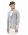 Button Closure Jacket with Front Pockets 52 IT Men