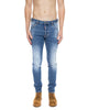 Distressed Cool Guy Jeans with Tapered Legs 52 IT Men