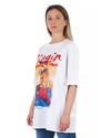 Oversized Print T-Shirt S Women