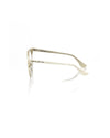 Mother of Pearl Clubmaster Eyeglasses One Size Women