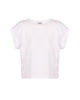 Cotton T-shirt with Polyester and Brass Applications for Imperfect Women XS Women