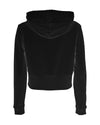 Black Logo Rhinestone Hoodie for Women M Women