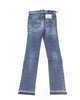 Logo Embroidered Slim Jeans with Fringed Bottom&quot;

or 

&quot;Fringed Slim Jeans with Logo Embroidery W28 US Women