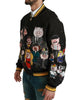 Dolce &amp; Gabbana Bomber Jacket with Multicolor Motive 48 IT Men