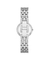 Silver Classic Analog Womens Watch with Rhine Stone Facing One Size Women