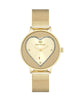 Gold Rhinestone Fashion Watch for Women One Size Women