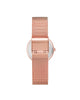 Rose Gold Analog Bangle Watch with Rhine Stone Facing One Size Women