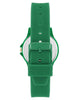 Green Fashion Quartz Analog Watch with Rhinestone Facing One Size Women