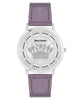 Silver Rhinestone Fashion Watch with Analog Display One Size Women