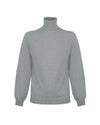 High Neck Grey Cashmere Sweatshirt 2XL Men