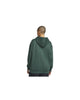 Oversized Fleece Hoodie with Embroidered Swoosh Design - M