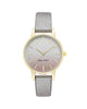 Gold Fashion Quartz Womens Watch One Size Women