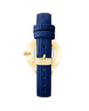 Gold Rhine Stone Fashion Watch with Analog Display One Size Women