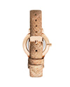 Rose Gold Fashion Analog Watch with Rhine Stone Facing One Size Women