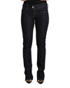 Authentic GF Ferre Skinny Cut Jeans with Logo Details W26 US Women