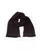 Monogram Fringed Hem Scarf One Size Men