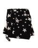 Nylon Micro Mesh Tights with All-Over Stars Print M Women