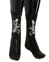 Embellished Stretch Mid Calf Stockings by Dolce &amp; Gabbana S Women