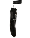 Embellished Stretch Mid Calf Stockings by Dolce &amp; Gabbana M Women