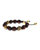 NIALAYA Red and Gold Multicolor CZ Bracelet M Women