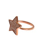 Authentic NIALAYA Pink Gold Plated Sterling Silver Ring 54 EU Women