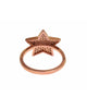 Authentic NIALAYA Pink Gold Plated Sterling Silver Ring 54 EU Women