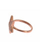 Authentic NIALAYA Pink Gold Plated Sterling Silver Ring 54 EU Women