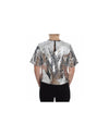 Enchanted Sicily Sequined Blouse Top 44 IT Women