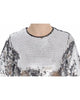 Enchanted Sicily Sequined Blouse Top 44 IT Women