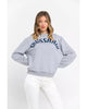 Oversized Round-neck Sweatshirt with Maxi Lettering L Women