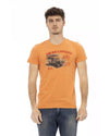 Short Sleeve T-shirt with Front Print L Men