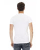 Short Sleeve T-shirt with Round Neck and Front Print L Men