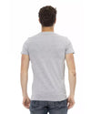 Printed Short Sleeve Round Neck T-Shirt L Men