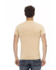 Printed Short Sleeve T-Shirt with Round Neck M Men