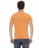 Short Sleeve T-shirt with Round Neck and Front Print M Men