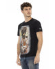 Short Sleeve T-shirt with Front Print S Men