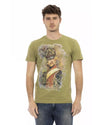 Short Sleeve T-shirt with Front Print M Men