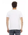 Short Sleeve T-shirt with Round Neck and Front Print M Men