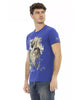 Short Sleeve T-shirt with Front Print S Men