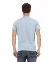 Short Sleeve T-shirt with Front Print 3XL Men