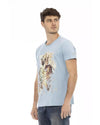 Short Sleeve T-shirt with Front Print 2XL Men