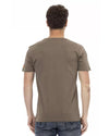 Short Sleeve T-shirt with Round Neck - Front Print 2XL Men