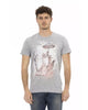 Short Sleeve T-shirt with Front Print L Men