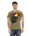 Short Sleeve T-shirt with Front Print M Men