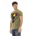 Short Sleeve T-shirt with Front Print 2XL Men