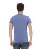 Short Sleeve T-shirt with Round Neck and Front Print M Men