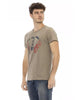 Short Sleeve T-shirt with Front Print XL Men