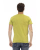 Short Sleeve T-shirt with Round Neck and Front Print L Men