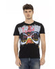 Short Sleeve T-shirt With Front Print XL Men